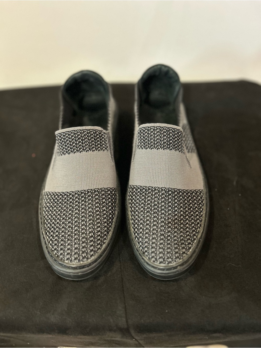 UGG Comfort Women's Slip-On Knit Clogs- Black and Gray